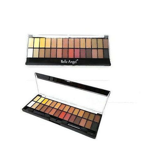 Paleta de Sombras Matte 28 cores - Belle Angel