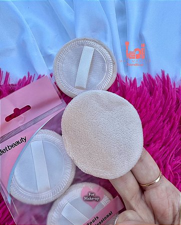 Kit c/2 esponjas para aplicar pó