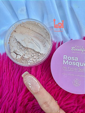 Pó facial Solto Rosa Mosqueta Face Beautiful