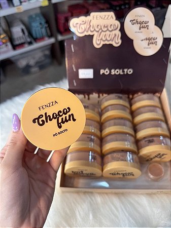 Pó Solto Choco Fun cor Chocolate - Fenzza