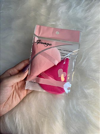 Kit c/2 Esponjas p/aplicar pó solto