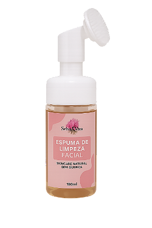Espuma de Limpeza Facial Natural com Óleos Essenciais – 180ml
