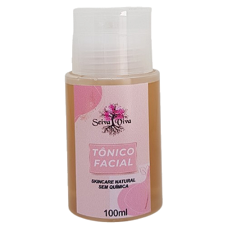 Tônico Facial 100% Natural - Para todos os tipos de Pele