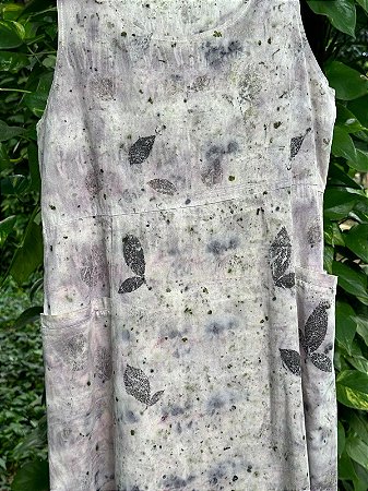 VESTIDO IMPRESSÃO BOTÂNICA ROSAS
