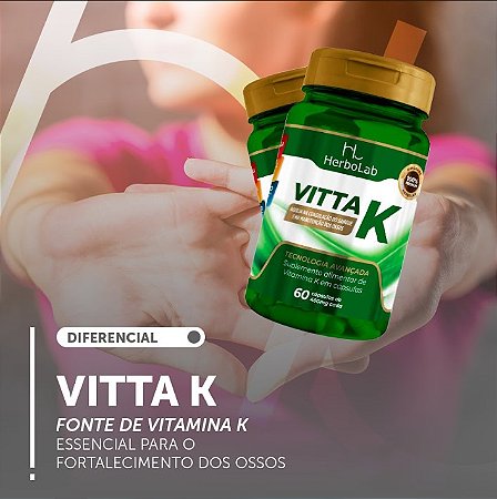 VITAMINA K2 ( MK7 )- 60 cápsulas - CONCENTRAÇÃO MÁXIMA