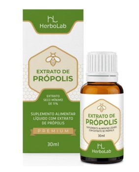 EXTRATO DE PRÓPOLIS VERDE - 11% DE EXTRATO SECO MÍNIMO.