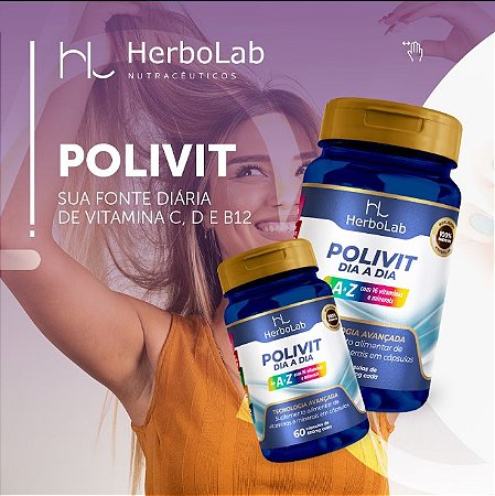 POLIVITAMÍNICO DIA A DIA - 12 VITAMINAS + 9 MINERAIS + NAC (N-Acetil L-Cisteína)