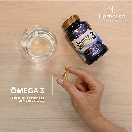 OMEGA 3 NUTRA - CERTIFICADO PELO SELO MEG-3®