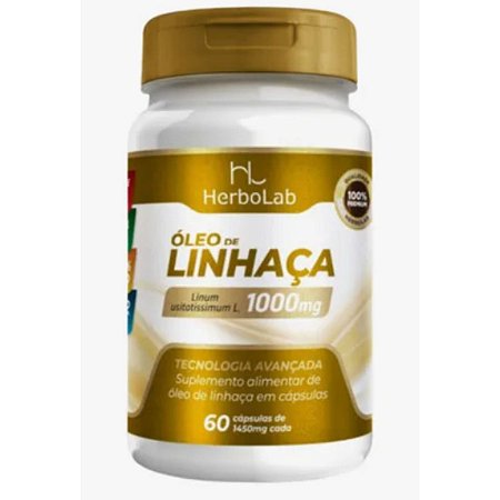ÓLEO DE LINHAÇA DOURADA EM CÁPSULAS - SEM SABOR
