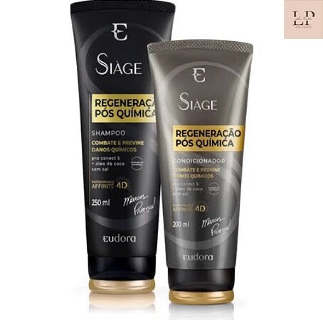 Kit Shamp/Condic SIAGE Regeneração Pós Química