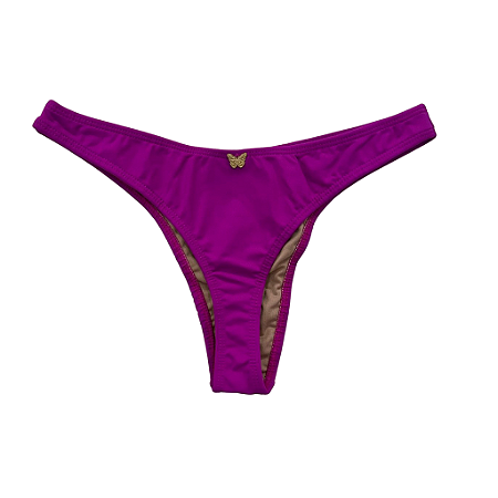 CALCINHA SEMI FIO TRADICIONAL FUCSIA