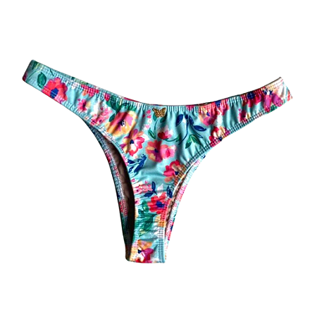 CALCINHA SEMI FIO FLOWERS