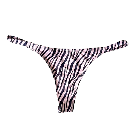 CALCINHA LOLA ZEBRA ROSA