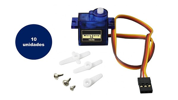 Motor servo com 10 unidades