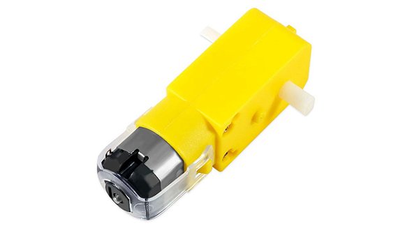 Motor DC amarelo