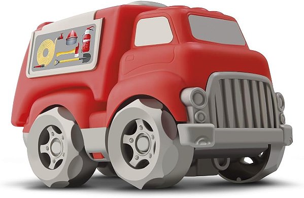Caminhão Bombeiro 16cm Vermelho