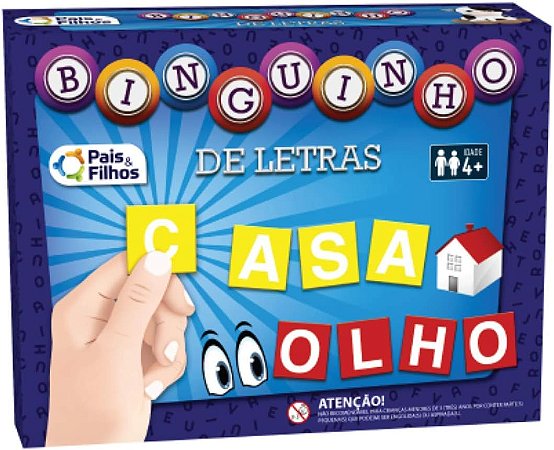 Bingo Binguinho De Letras -Pais & Filhos