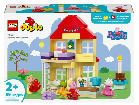 LEGO Duplo Casa de Aniversário da Peppa - 10433 59 Peças