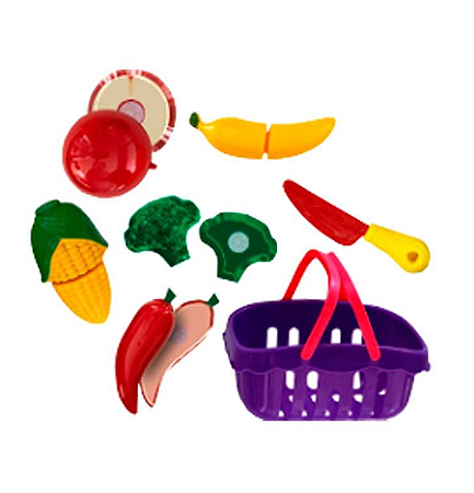 Coleção Picnic Pica Pau Cestinha 7 Peças