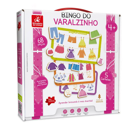 Bingo do Varalzinho - 9657 - Brincadeira De Criança