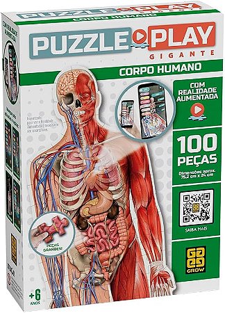 Puzzle Corpo Humano Com Realidade Aumentada