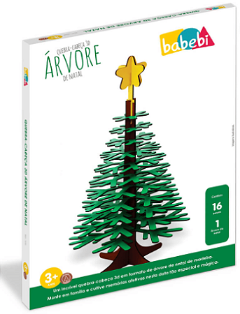 Quebra Cabeça 3D Árvore de Natal BABEBI