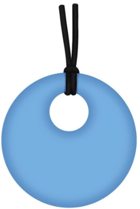Colar Mordedor Regulador Colorjoy  - cor azul