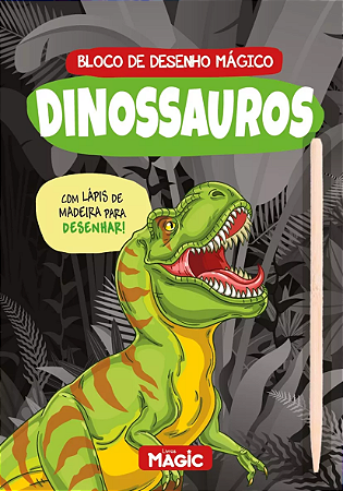 Bloco de Desenho Mágico - Dinossauro