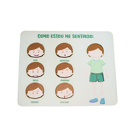 Quadro das Emoções - como estou me Sentindo