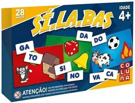 Jogo das Sílabas Coluna - PAIS E FILHOS