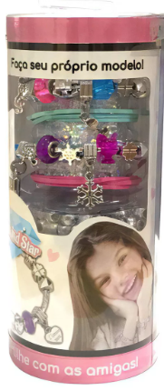 Miçangas Conjunto Para Meninas Diamond Star Bbr Toys