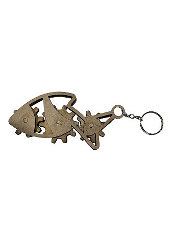 Chaveiro maker MDF Peixe