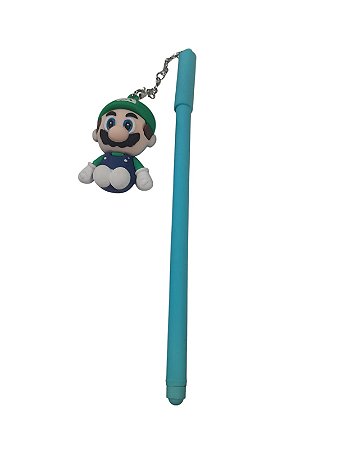Caneta Ponta Fina Com chaveiro - Luigi