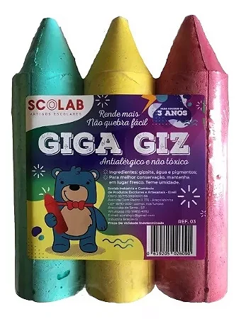 Giga Giz Gigante Para Lousa e Chão