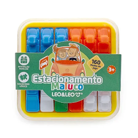 Estacionamento Maluco Jogo de Raciocínio c/ 16 Carros + 1 Base +1 Manual