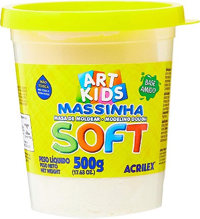 Massinha Soft Art Kids - Branca