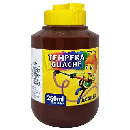 Tinta Guache Acrilex - Marrom