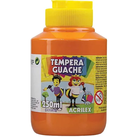 Tinta Guache Acrilex - Laranja