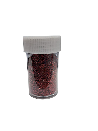 - Glitter PVC Grande - Vermelho