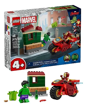 LEGO Marvel Hulk e Homem de Ferro