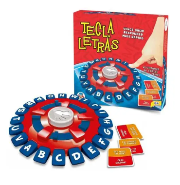 Jogo De Tabuleiro Tecla Letras Trava Letras Tapa Palavras - braskit