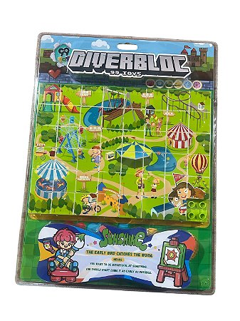 Diverblock Quebra-Cabeça - Parque de Diversão