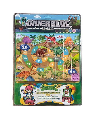 Diverblock Quebra-Cabeça - Dinossauro