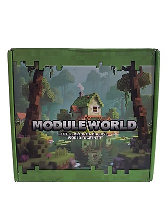 Caixa Blocos de Minecraft - 200 Peças