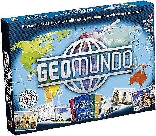 Jogo De Tabuleiro Geomundo Grow