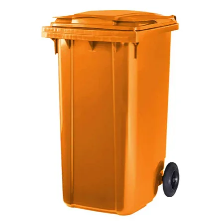 Porta Lápis Lixeira - Laranja