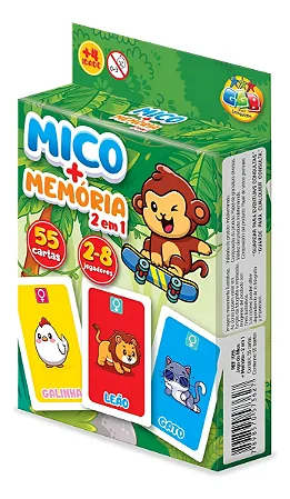 Jogo Mico + Jogo da Memória (2 em 1)