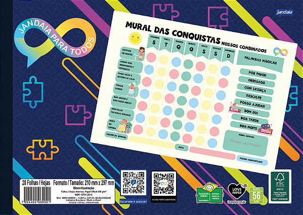 Bloco mural das conquistas