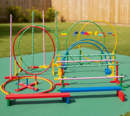 Linha Movimento N1 62 Peças Ginástica Jott Play Com Carrinho