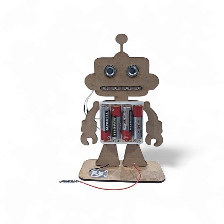 Kit Maker Robô Iluminado em MDF